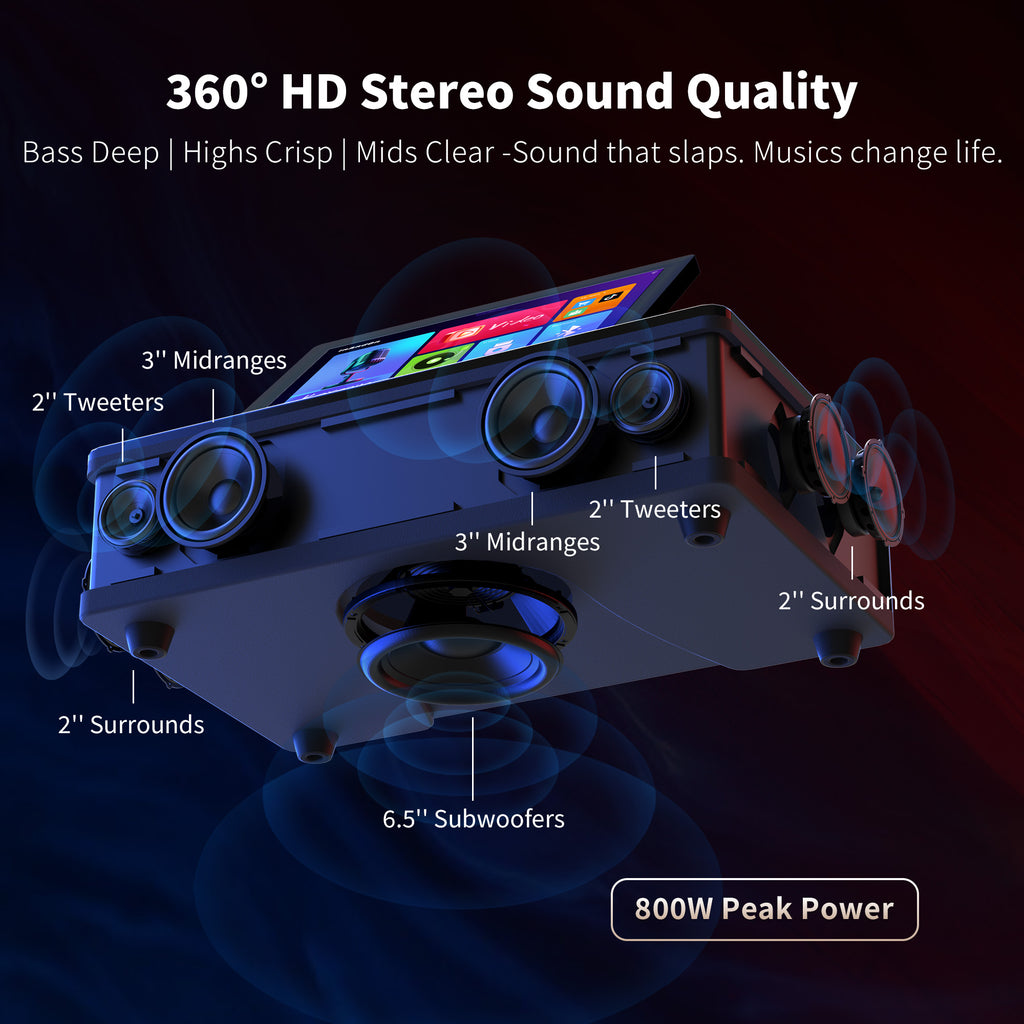 InAndOn M6 Karaoke Machine All-in-One System