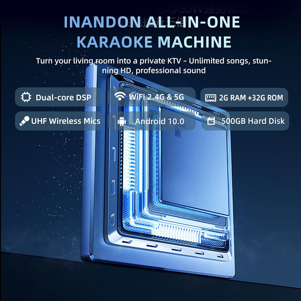 InAndOn KV-HT215 Karaoke Machine