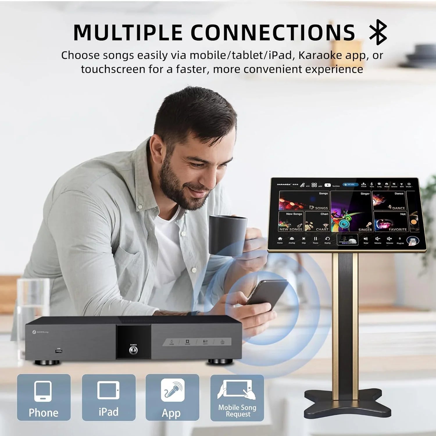InAndOn KV-V5 MAX Karaoke Machine