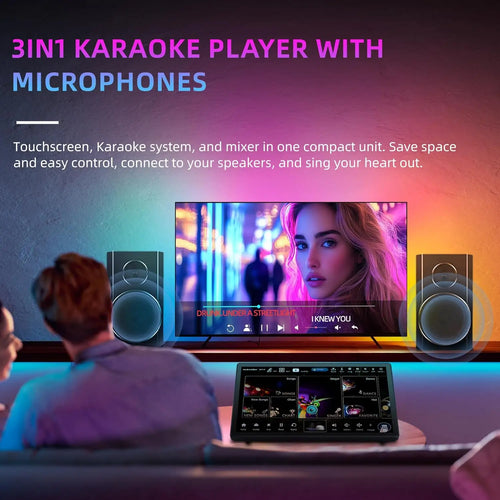 InAndOn KD9MAX: 4-in-1 Smart Karaoke System (15.6 inch Screen)