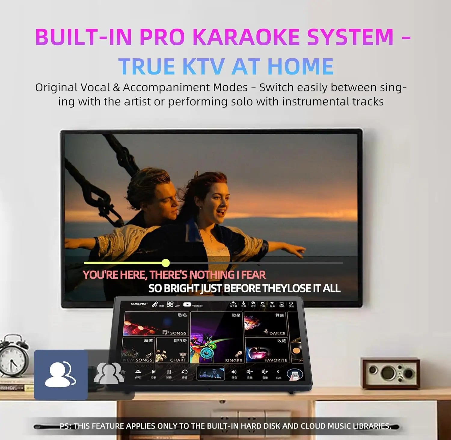 InAndOn KD9MAX 4in1 Karaoke Machine KTV System