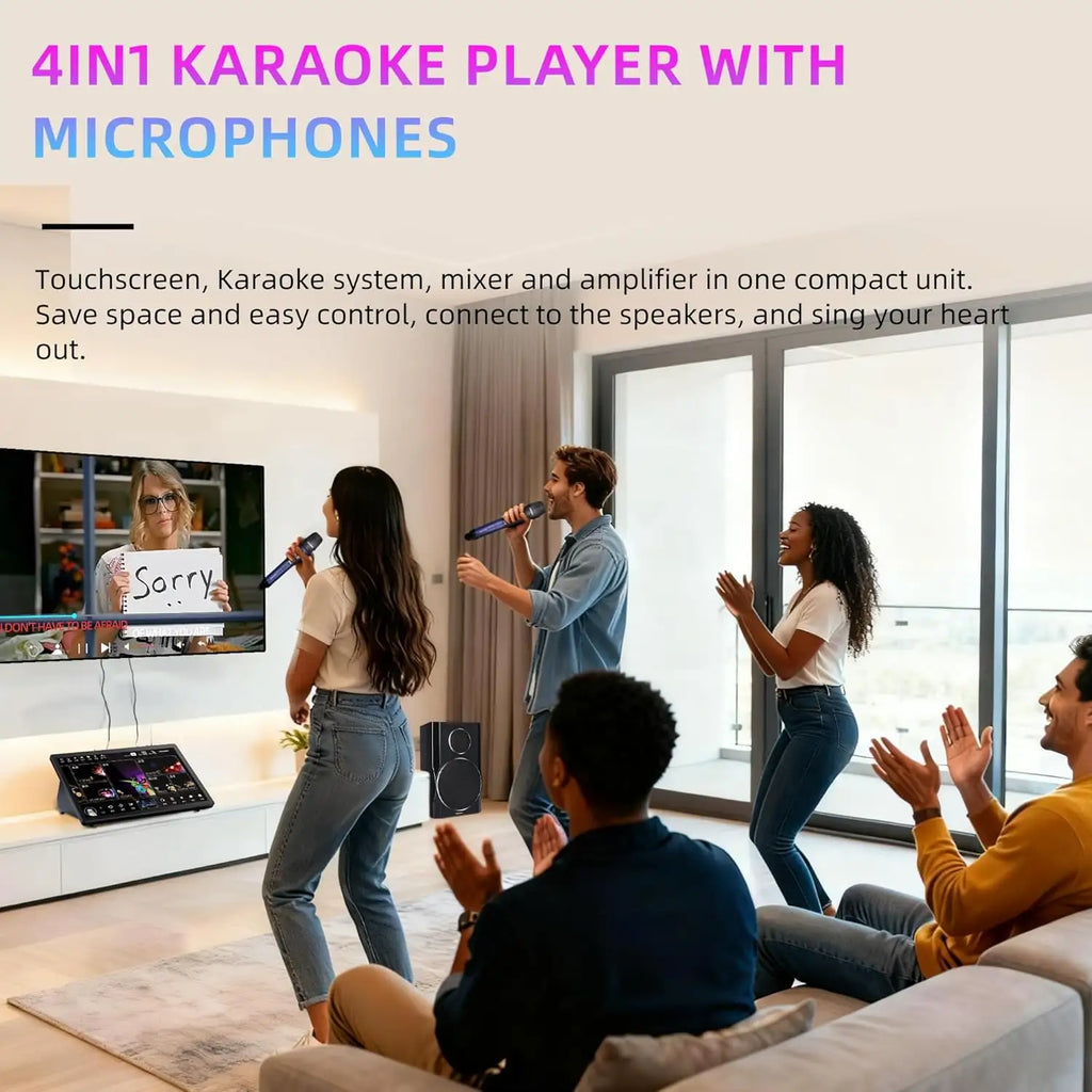 InAndOn KD9MAX 5in1 Karaoke Machine with Speakers