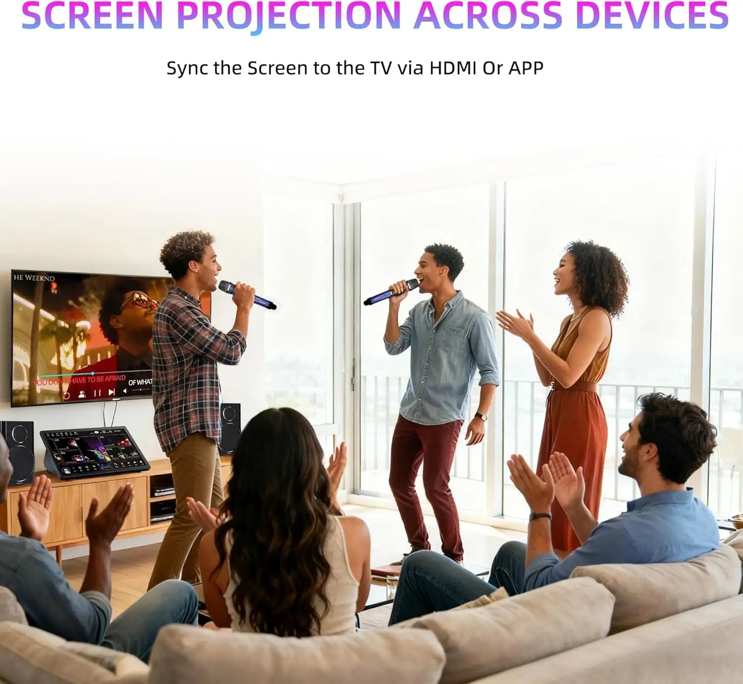 InAndOn KD9MAX 5in1 Karaoke Machine with Speakers