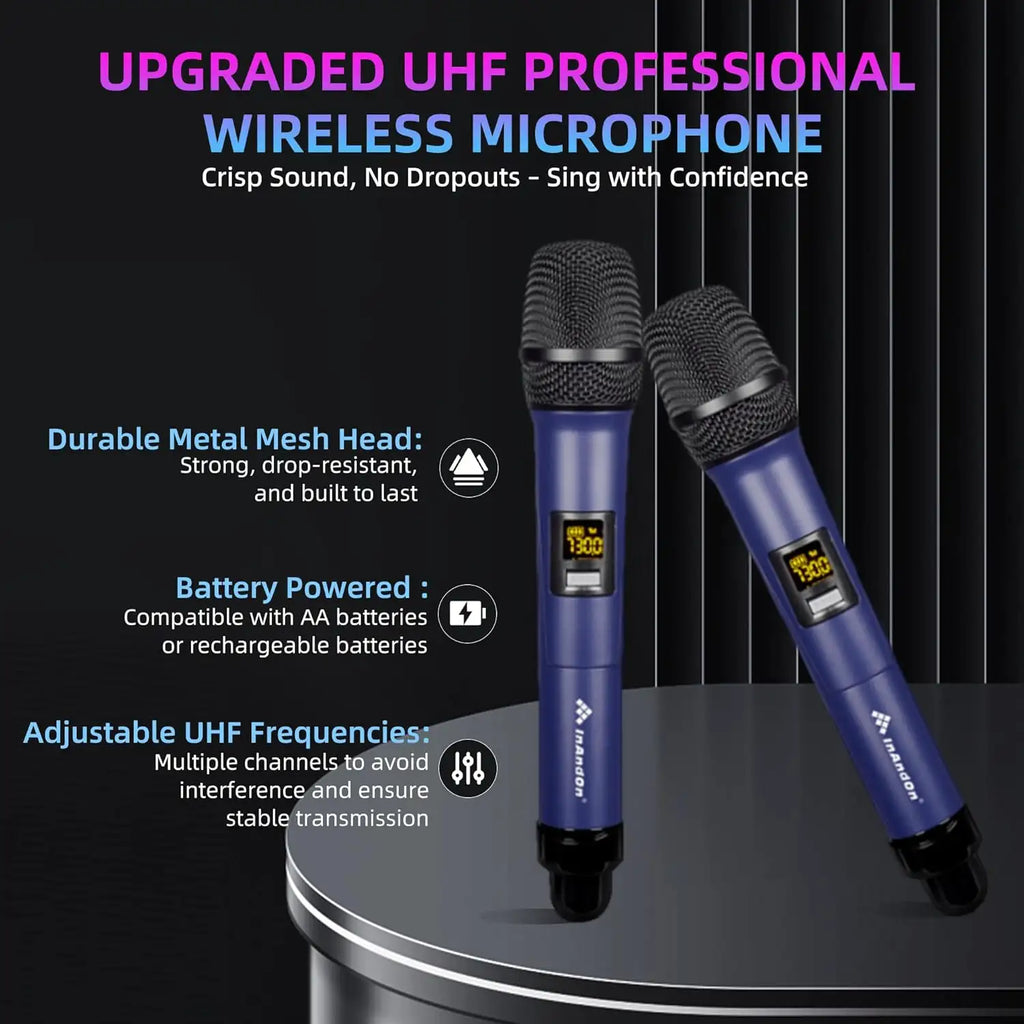 InAndOn KD9MAX 5in1 Karaoke Machine with Speakers