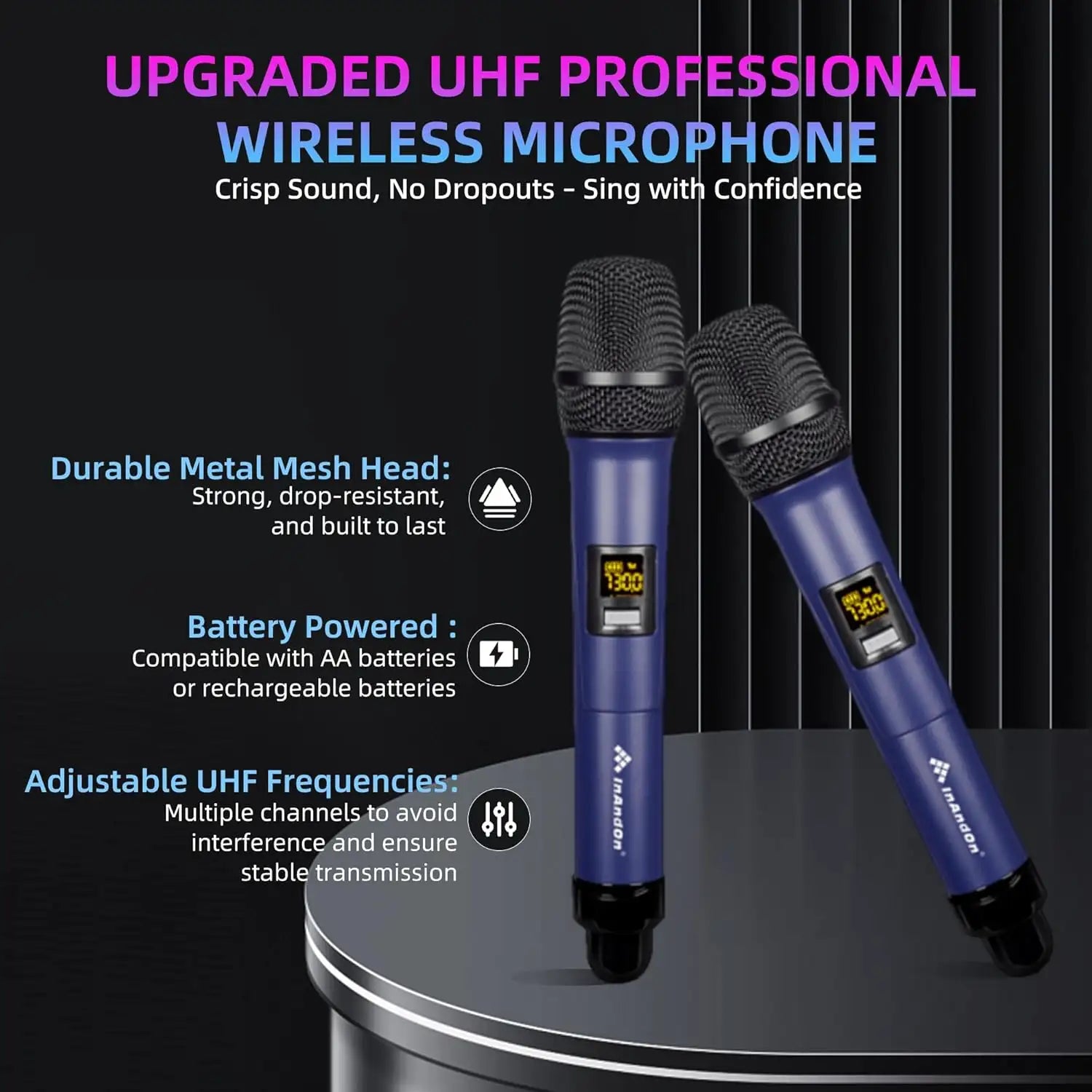 InAndOn KD9MAX 5in1 Karaoke Machine with Speakers