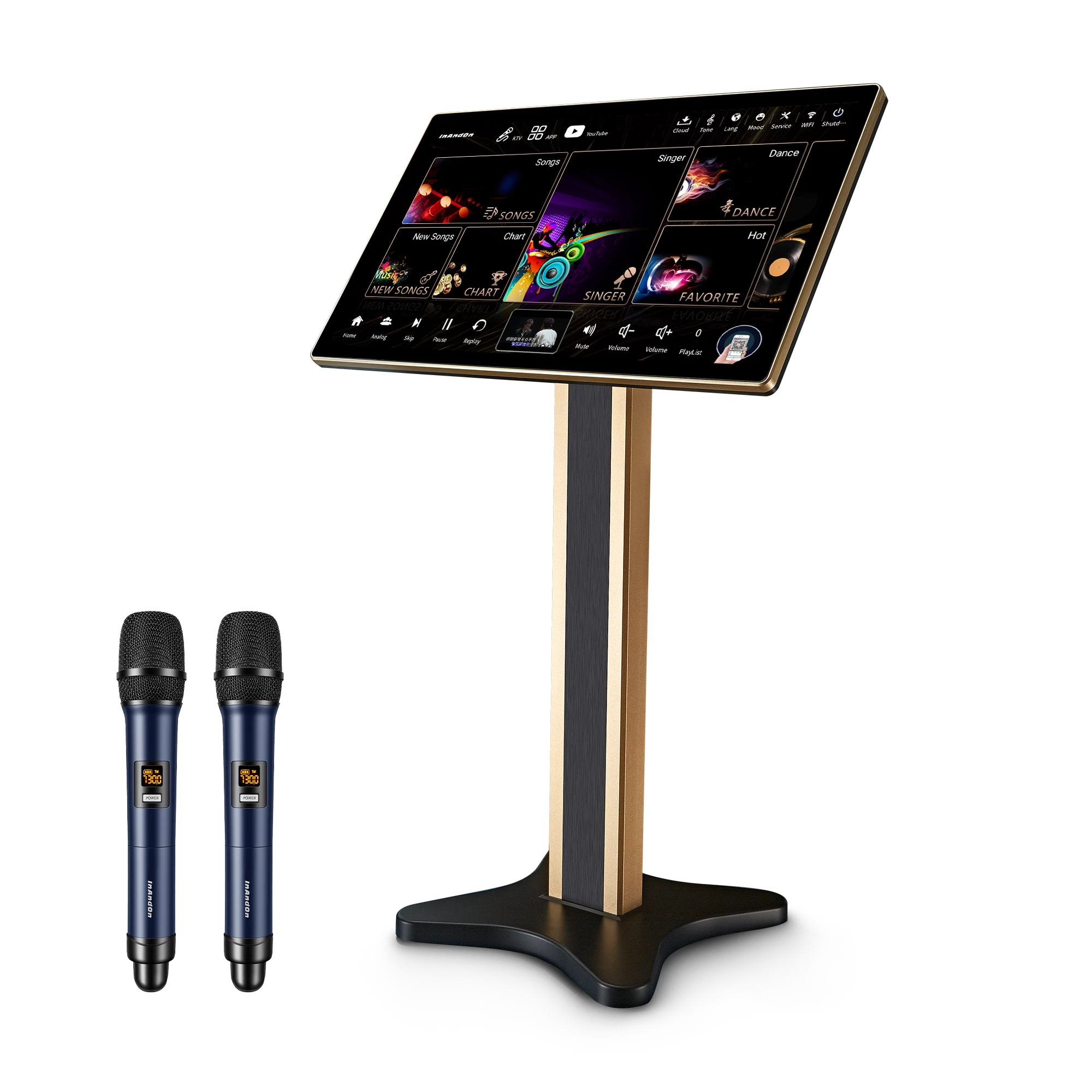 InAndOn KV-HT215: 4-in-1 Karaoke System (21.5 inch Large Screen)
