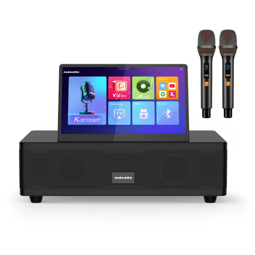 InAndOn M6: Portable All-in-One Karaoke System (12.2 inch Screen)