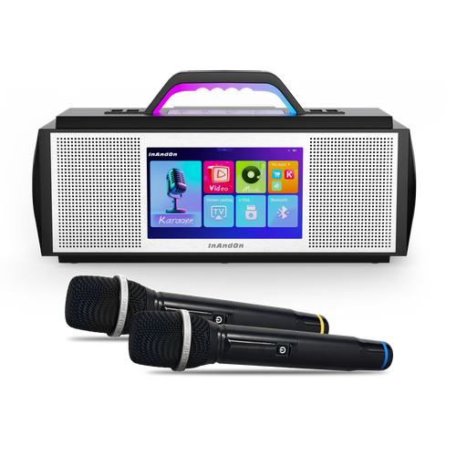 InAndOn X5: 480W Outdoor Portable Karaoke System (8 inch Screen)