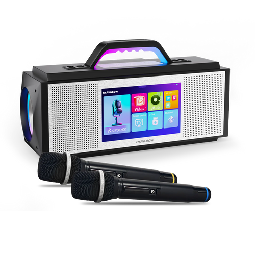 InAndOn X5: 480W Outdoor Portable Karaoke System (8 inch Screen)