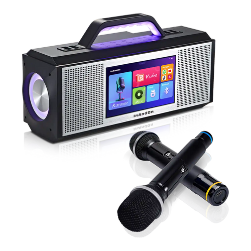 InAndOn X5: 480W Outdoor Portable Karaoke System (8 inch Screen)
