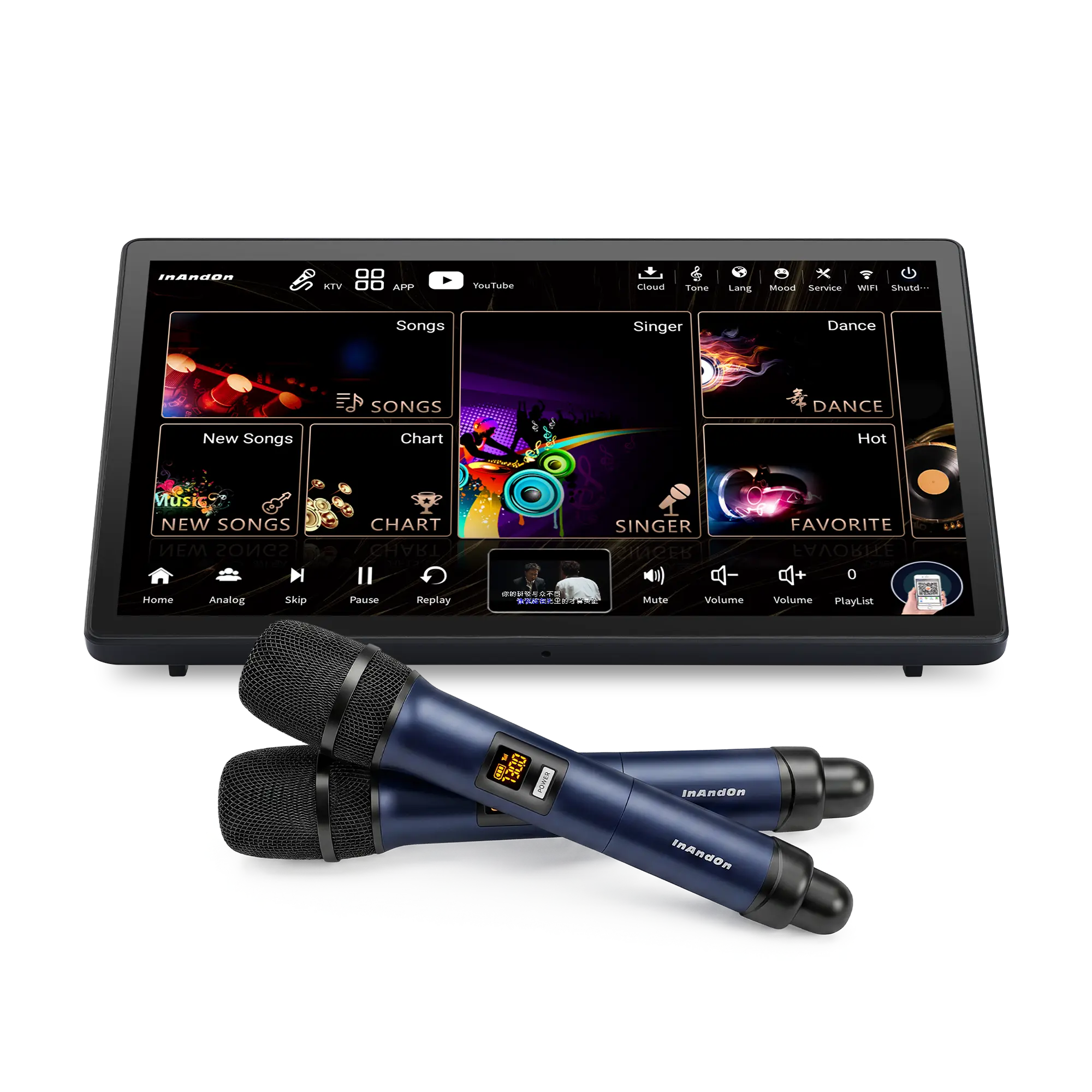 InAndOn KD9MAX: 4-in-1 Smart Karaoke System (15.6 inch Touch Screen)