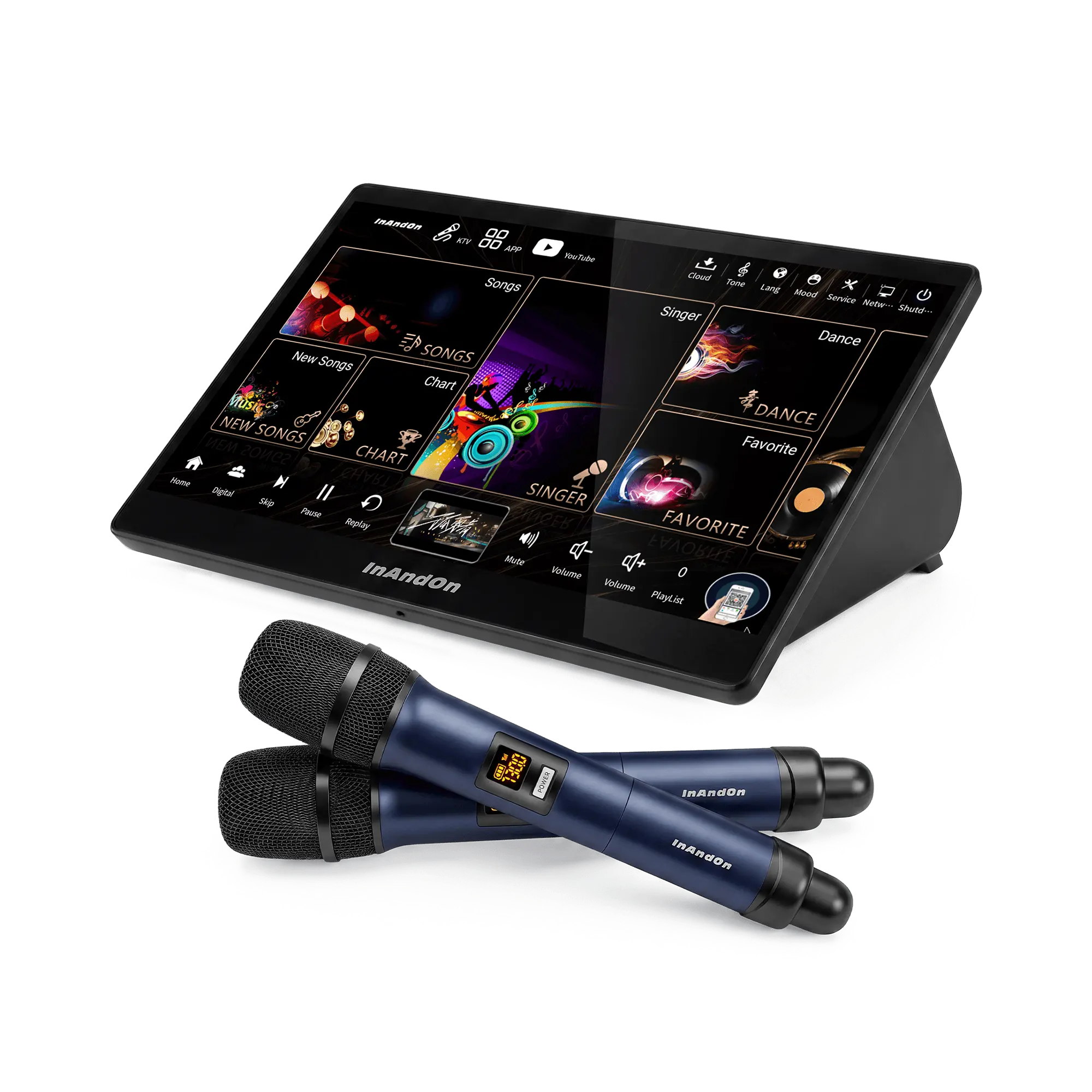 InAndOn KD9MAX: 4-in-1 Smart Karaoke System (15.6 inch Touch Screen)