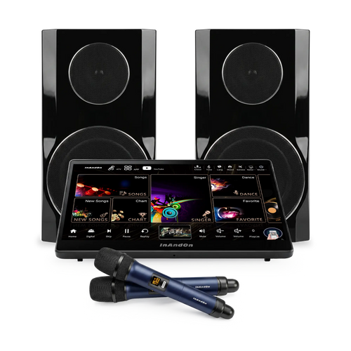 InAndOn KD9MAX: 5-in-1 Complete Karaoke Set (with Dual Speakers)