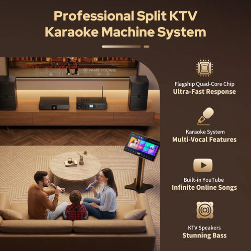 InAndOn KV-V5 MAX 21.5 inch Full Set Home Karaoke System All-in-One