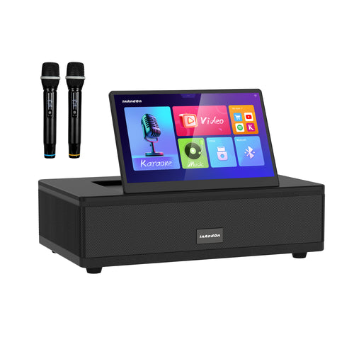 InAndOn M6: Portable All-in-One Karaoke System (12.2 inch Screen)